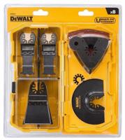 DeWALT DT20731 MultiTool zaagbladen & schuurpapier 8-dlg. Set DeWALT DT20731 MultiTool zaagbladen & schuurpapier 8-dlg. Set