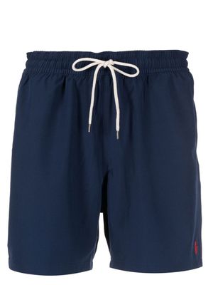 Polo Ralph Lauren short de bain à motif brodé - Bleu