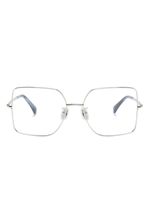 Max Mara Eyewear lunettes de vue à monture carrée - Argent