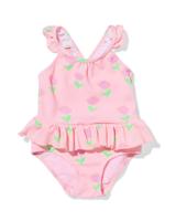 HEMA Babybadpak Bloemen Koraalroze (koraalroze)