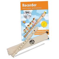 CASCHA HH 1510 Recorder-fluit Sopraan Acrylonitrielbutadieenstyreen (ABS) Ivoor - thumbnail