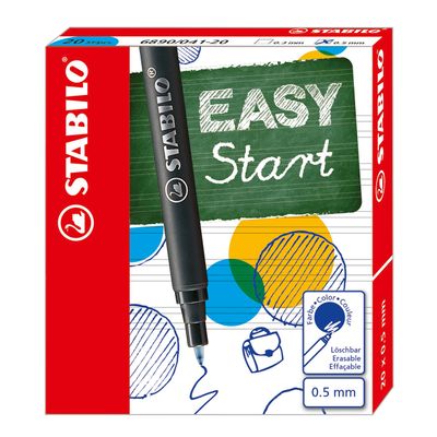Stabilo easyoriginal 20 navullingen medium - blauw