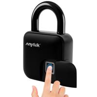 Anytek L3 intelligent verborgen vingerafdruk hangslot elektronisch slot 10 fingerprint Edition