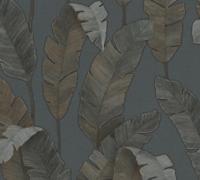 Livingwalls Metropolitan Stories. Travel Stories - Petrol - Floral - 392183