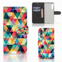 Huawei P20 Pro Telefoon Hoesje Geruit - thumbnail