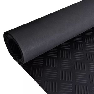 VidaXL Rubberen anti-slip vloermat 5x1m traanplaat