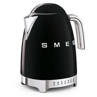 SMEG Variabele Waterkoker - 7 temperatuurstanden - zwart - 1.7 liter - KLF04BLEU - thumbnail