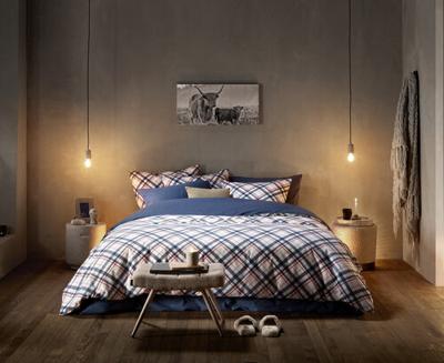 De Witte Lietaer De Witte Lietaer Tartan Blue Indigo 140X200/220