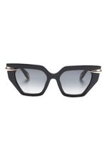 Roberto Cavalli lunettes de soleil à monture papillon - Noir