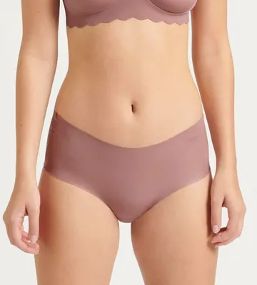 Dames Zero short Invisible - microfiber 2.0 - Onzichtbare naadloze boxershort - Katoenen kruisje