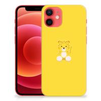 iPhone 12 Mini Telefoonhoesje met Naam Baby Leopard