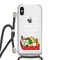 Bento a day: iPhone XS Transparant Hoesje met koord