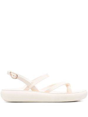 Ancient Greek Sandals sandales en cuir à brides croisées - Blanc