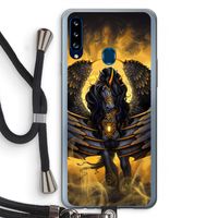 Pegasus: Samsung Galaxy A20s Transparant Hoesje met koord
