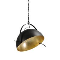 Masterlight Landelijke hanglamp Larino 50 zwart met oudgoud 2197-30-08-B-K