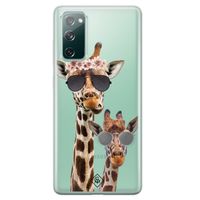 Samsung Galaxy S20 FE transparant hoesje - Giraffe