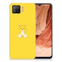 OPPO A73 4G Telefoonhoesje met Naam Baby Leopard