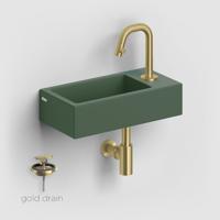 Fonteinset Clou Flush 3 Incl. Toebehoren 9x36 cm Mat Pijnboom Groen Clou