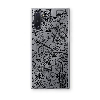 Vexx Black City : Samsung Galaxy Note 10 Transparant Hoesje