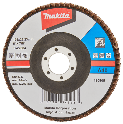 Makita Accessoires Lamellenschuurschijf 125mm A40 - D-27084 D-27084