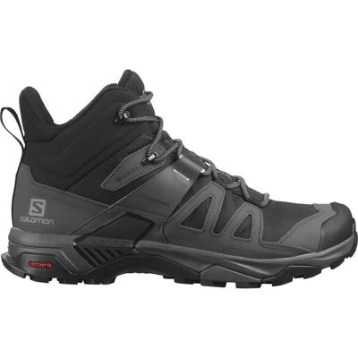 Salomon X Ultra 4 Mid Gtx Heren Hoge Wandelschoen Black/Magnet/Pearl Blue 9