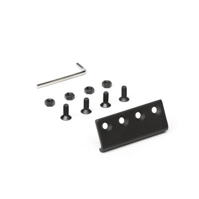 Rail connector zwart incl. schroeven Rail connector zwart incl. schroeven