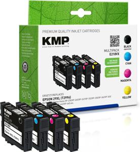 KMP Inktcartridge vervangt Epson 29XL, T2996, T2991, T2992, T2993, T2994 Compatibel Combipack Zwart, Cyaan, Magenta, Geel E218VX 1632,4050