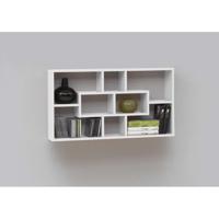 Leen Bakker - Wandrek Lasse - 47,5x85x16 Cm - Spaanplaat - Wit