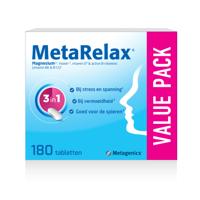 Metagenics MetaRelax Voedingssupplement Stress En Vermoeidheid 180 Tabletten Metagenics MetaRelax Voedingssupplement Stress En Vermoeidheid 180 Tabletten