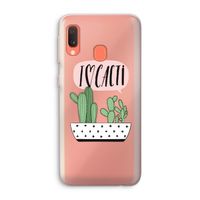 I love cacti: Samsung Galaxy A20e Transparant Hoesje