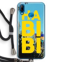 Habibi Majorelle : Huawei P20 Lite Transparant Hoesje met koord
