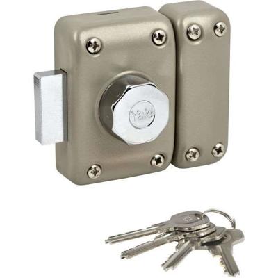 YALE - YV25BT-50 Knoop- en cilinderslot 5 pinnen diameter 23 mm - lengte 50 mm - 4 sleutels - beige