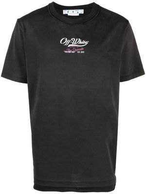 Off-White t-shirt en coton à logo imprimé - Gris