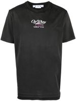 Off-White t-shirt en coton à logo imprimé - Gris
