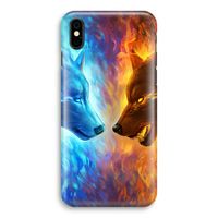 Fire & Ice: iPhone Xs Volledig Geprint Hoesje
