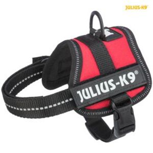 Julius k9 power-harnas / tuig voor labels fuchsia (MINIMINI/40-53 CM)