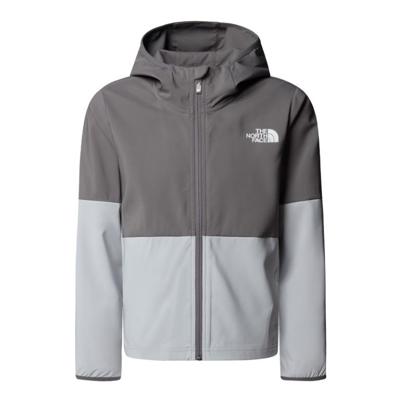 The North Face On The Trail FZ Hoodie Jas Kinderen Smoked Pearl/High Rise M