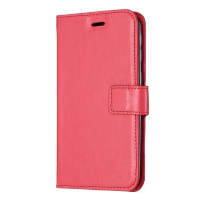 Crazy Horse textuur horizontale Flip lederen draagtas met houder & kaartsleuven & portemonnee & fotolijstjes voor iPhone 11 (rood)