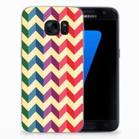 Samsung Galaxy S7 TPU bumper Zigzag Multi Color