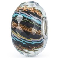 Trollbeads TGLBE-30119 Kraal Kosmische verbinding zilver-glas