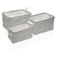 Mandenset Polyester (3 Onderdelen) (25 x 22 x 35 cm)