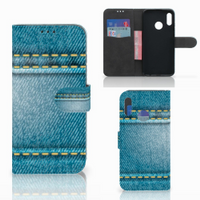 Honor 10 Lite Wallet Case met Pasjes Jeans