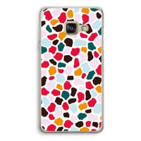 Colored Giraffe: Samsung A3 (2017) Transparant Hoesje Colored Giraffe: Samsung A3 (2017) Transparant Hoesje