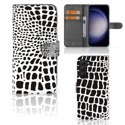 Samsung Galaxy S23 Plus | Telefoonhoesje | Met pasjeshouder | Slangenprint