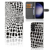Samsung Galaxy S23 Plus | Telefoonhoesje | Met pasjeshouder | Slangenprint