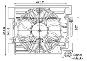 Ventilator, condensor, airconditioning ACF24000S