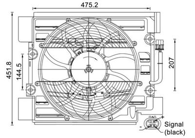 Ventilator, condensor, airconditioning ACF24000S