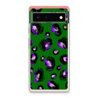 Green Cheetah: Google Pixel 6 Transparant Hoesje