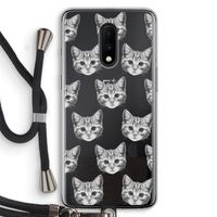 Kitten: OnePlus 7 Transparant Hoesje met koord