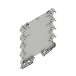 Weidmüller CH20M6 BP 4P-4P BUS AGY LF 1 1293807 DIN-rail-behuizing basiselement Gesloten, Voor DIN-rail montage 6.1 x 110.7 Kunststof Grijs 50 stuk(s)